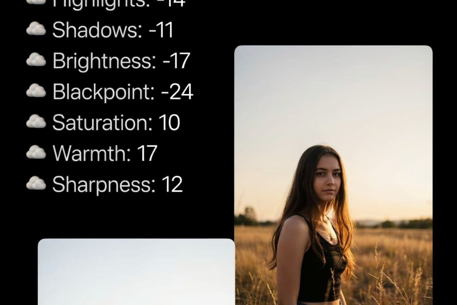 Lightroom Preset Ideas for Moody Portrait Editing | Photography Workflow