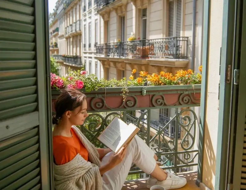Before & After Photo Editing: Sunlit Balcony Aesthetic Transformation