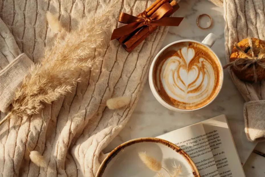 Cozy beige aesthetic that belongs in every aesthetic photography feed